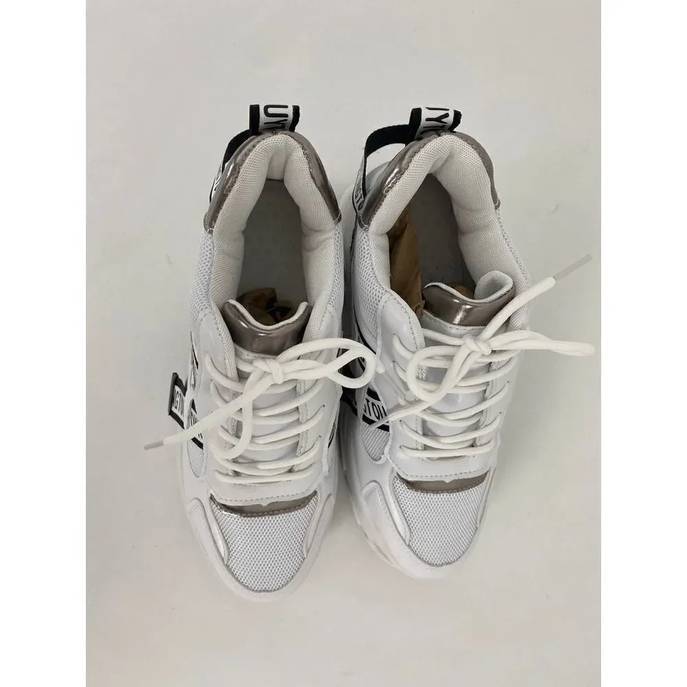 AEWLFTY NWOB Sneakers White Athletic Shoes Mod Contemporary Street Shoes - Size
